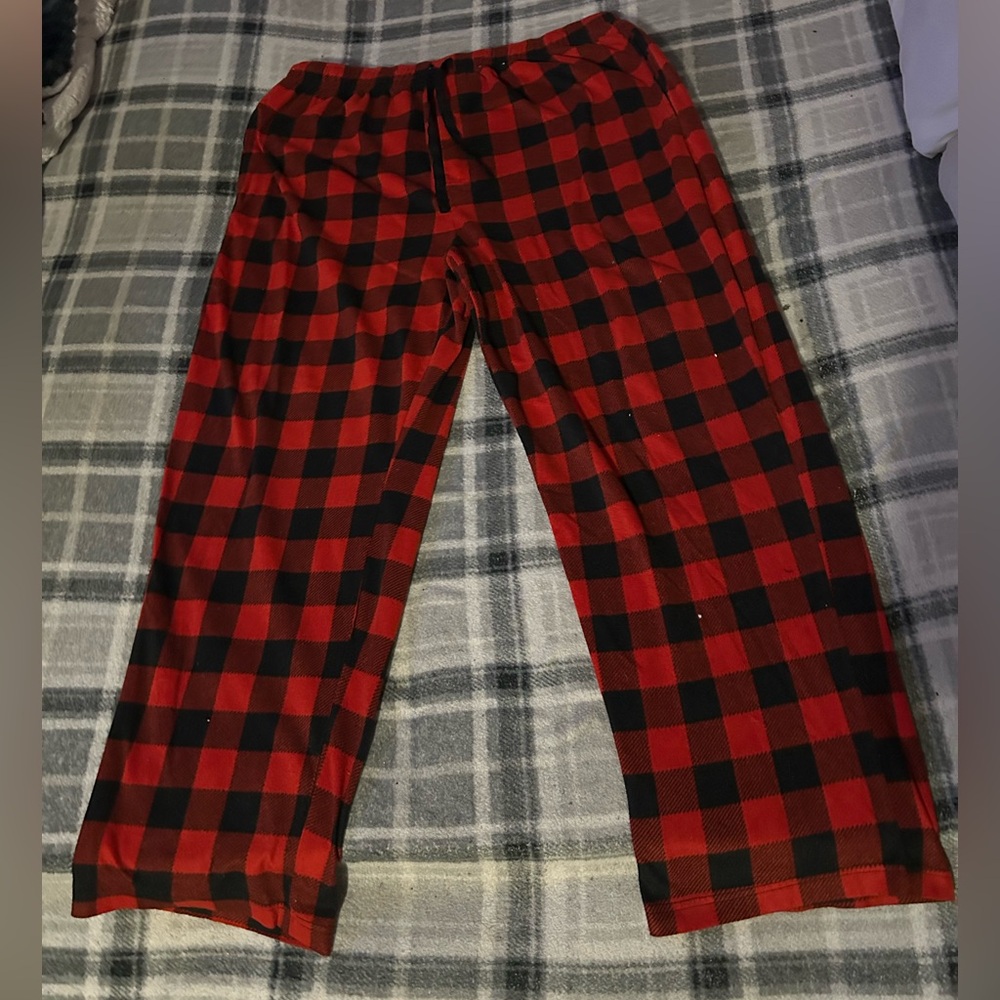 Red and Black Buffalo Plaid Lounge Pants